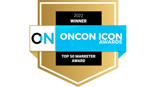 Logo on Icon top 50 marketer award